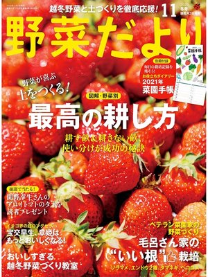 cover image of 野菜だより2020年11月号
